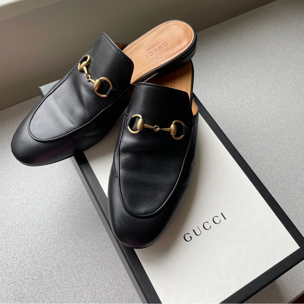 GUCCI Princetown Loafers/Mules/Slippers
